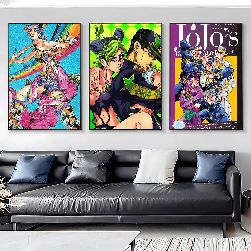 JoJo's Bizarre Adventure Retro Aesthetic Canvas Art Print