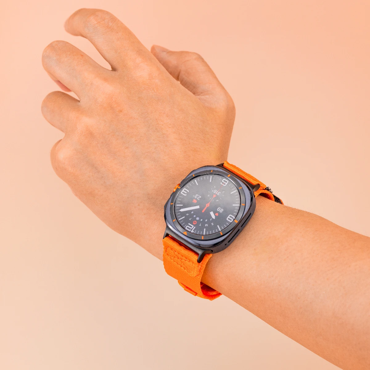 Sports Nylon Woven Loop Wristband Bracelet