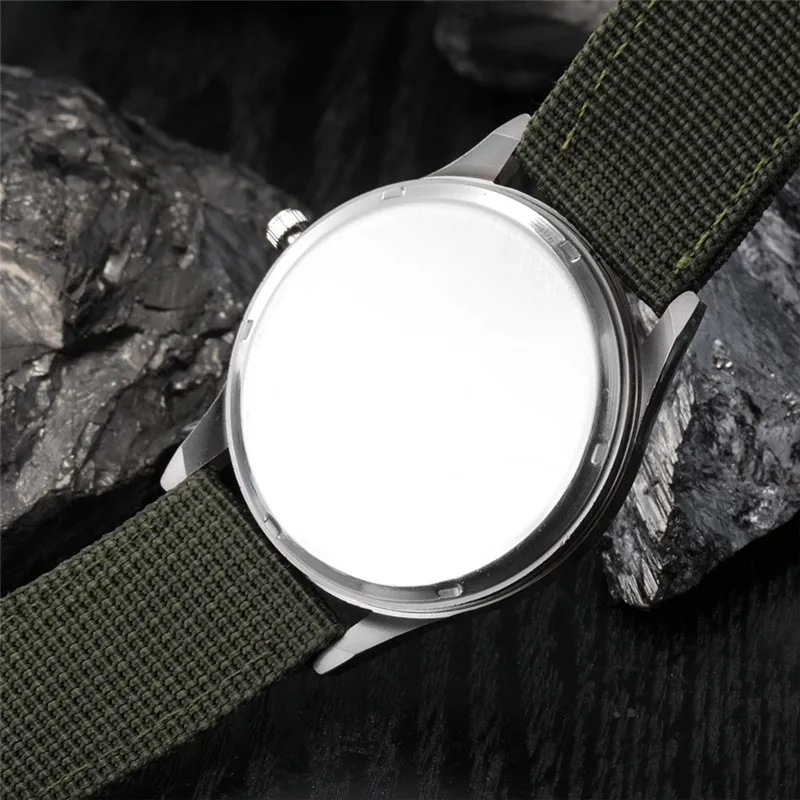 Men Brand Cheap Watches Students Fashion Casual Nylon Band Sports Military Date Quartz Wristwatch Erkek Barato Saat Montre Homme 2