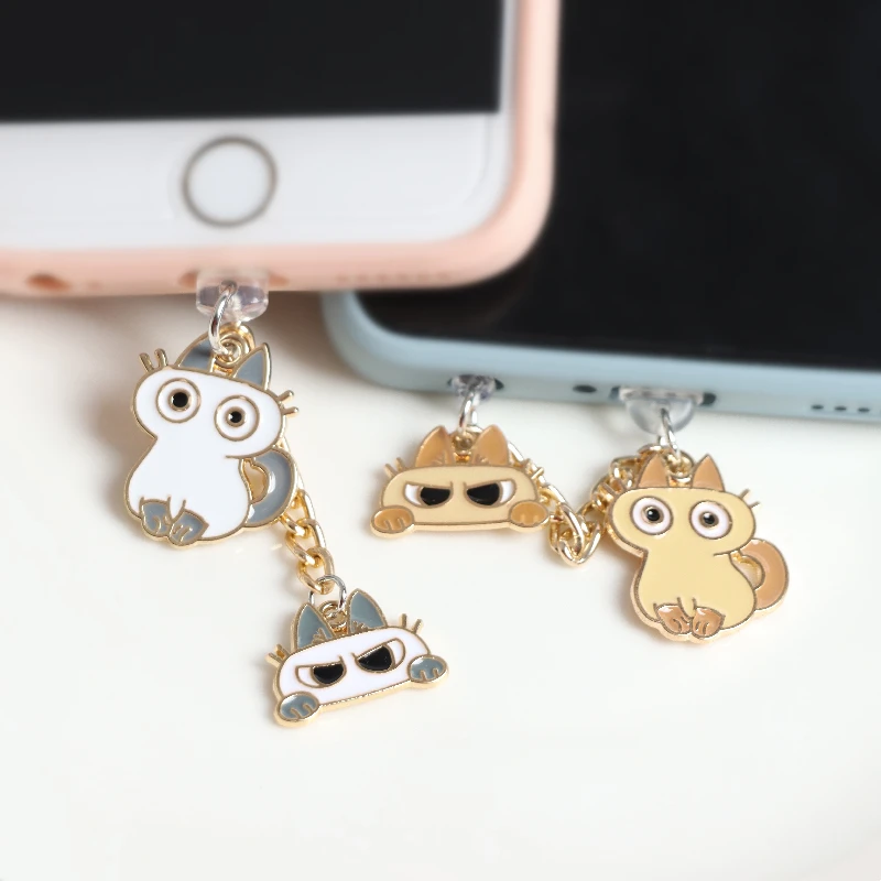 かわいい漫画ダストプラグチャームかわいい充電ポートプラグiphoneのusbタイプcプラグ防塵キャップイヤホンジャックストッパー Aliexpress