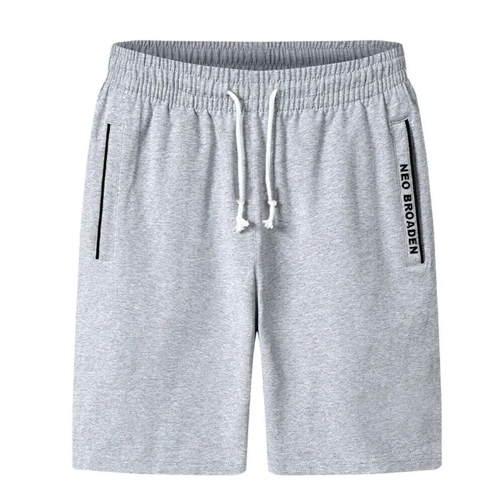 Summer Casual Shorts Men Breathable Beach Shorts Comfortable Fitness Basketball Sports Short Pants Male Loose Drawstring Shorts