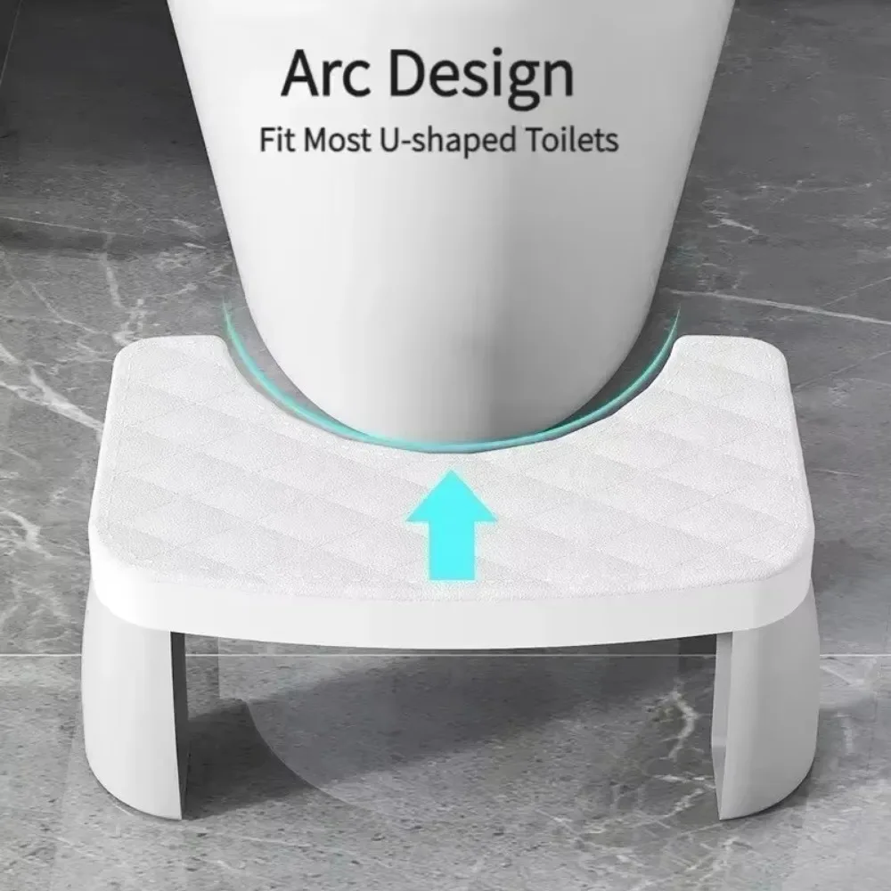 Toilet Seat Stool 1 PCS Toilet Squat Stool Removable Non-slip Toilet Seat Stool Portable Squat Home Adult Bathroom Accessories