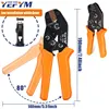 For TAB 2.8/4.8/6.3 Car Terminals SN-48B Crimping Pliers 0.5-2.5mm2/23-13AWG High Precision Jaw Wire Electrical Hand Tools 3