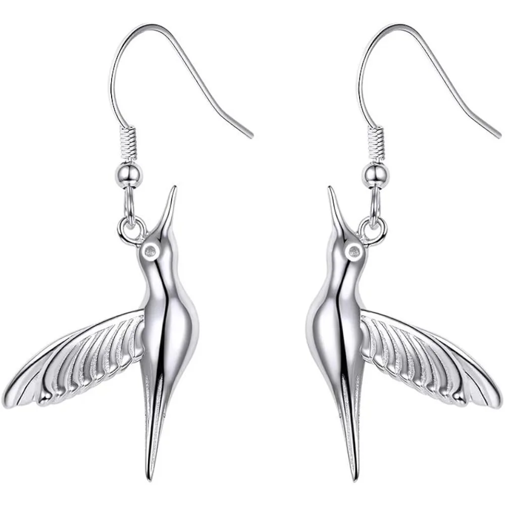 

Cute Dangle Earring 925 Sterling Silver Bird Animal Drop Earrings for Women Teen Girls Anniversary Gift