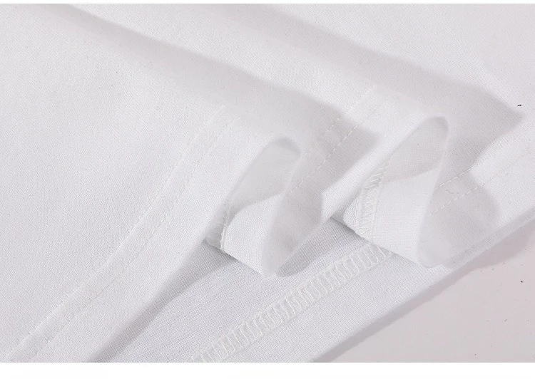 210G Heavy Cotton Men's T-shirt Edge-bumping O-Neck Short-sleeved Man T shirt Contrasting Color Splicing Men T-shirt Tops Tees