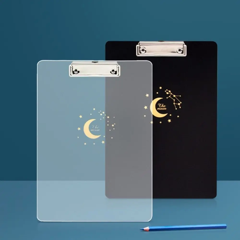 School Translucent Writing Pad Stationary Students File Folder Paper Organizer Writing Clipboard Memo Clipboard Writing Tablet