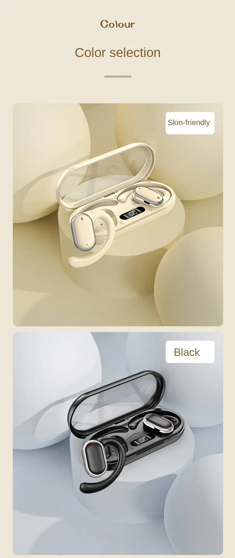 Écouteurs bluetooth tws sans fil sport avec micro stéréo hifi_voghion.com