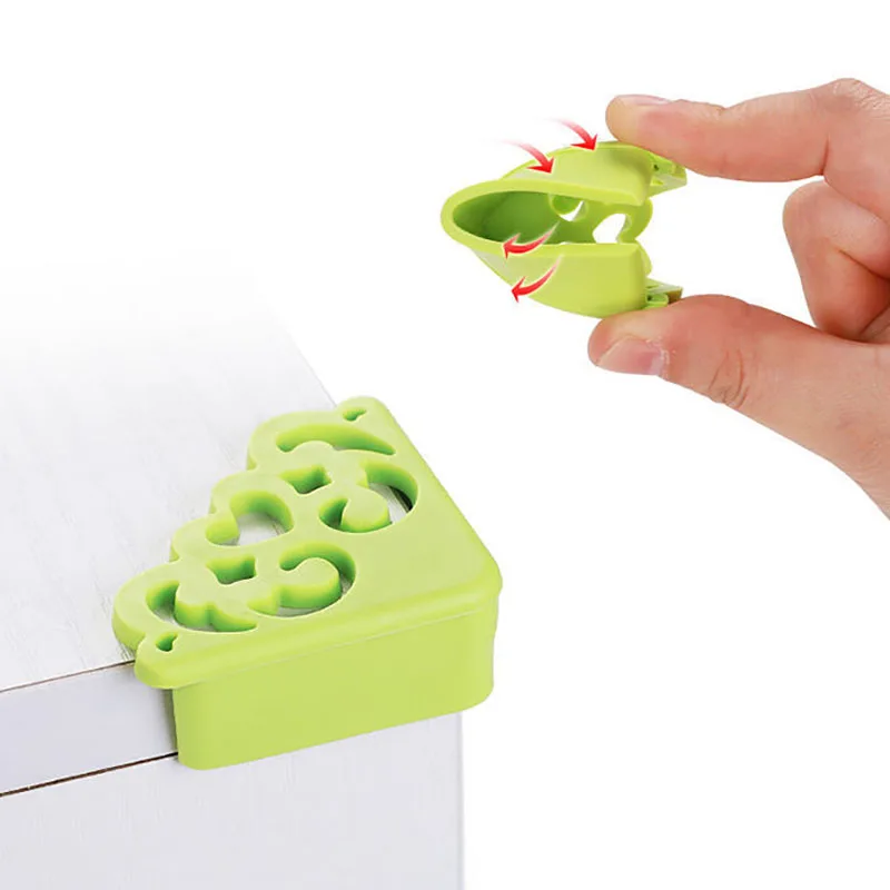 4Pcs/set Hollow Out Flower Pattern Kid Table Desk Corner Guard Children Safety Edge Silicone Protector Covers Safe for Baby Head