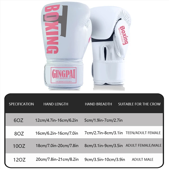 6-12oz Boxing gloves for adults children men Sanda professional women Muay Thai teenagers beginners boxing training equipment 2