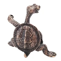 1pcs Mini Turtle Shape Incense Censer Sandalwood Stick Holder Vintage Bronze Animal Incense Holder Burner Stand Gift Home Decor - Image 5