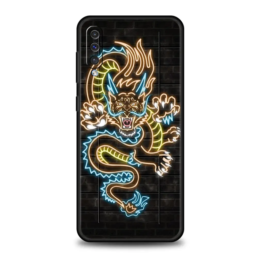 Dragon Tiger Silicone Phone Case Cover