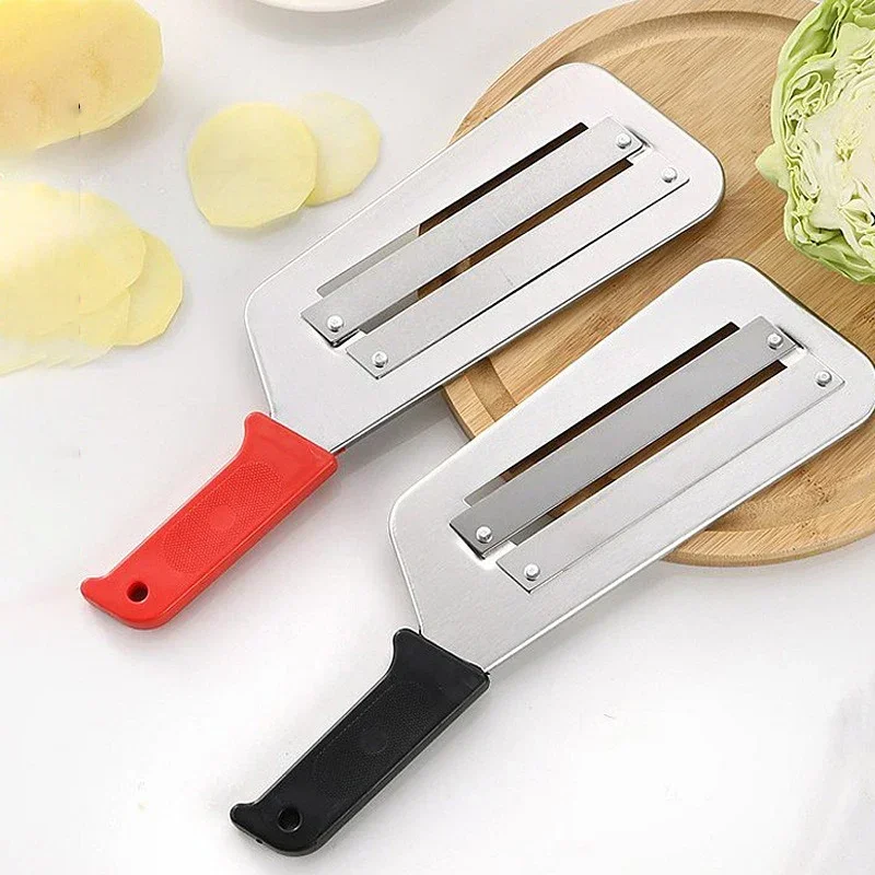 Cabbage Kitchen Knife Stainless Steel Dual Blades Kitchen Vegetable Potato Carrot Knife Multifunction Household Gadgets