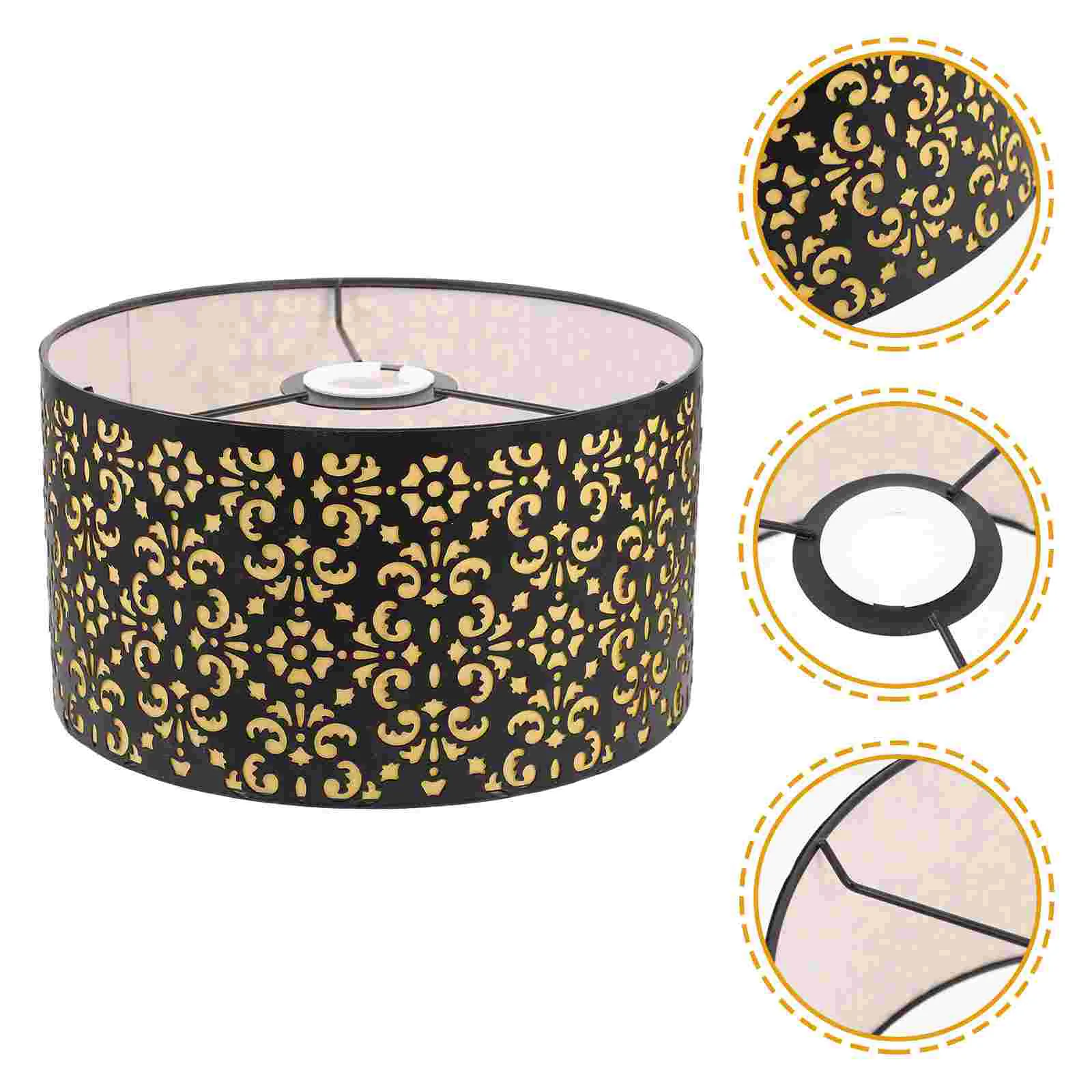 

Bedside Lamp Shade Light Shades for Table Hotel Household Desk Metal Lampshades
