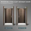 Shower Door, 29.5-31 in. W X 72 in. H Frameless Pivot Shower Door, Shower Door 2