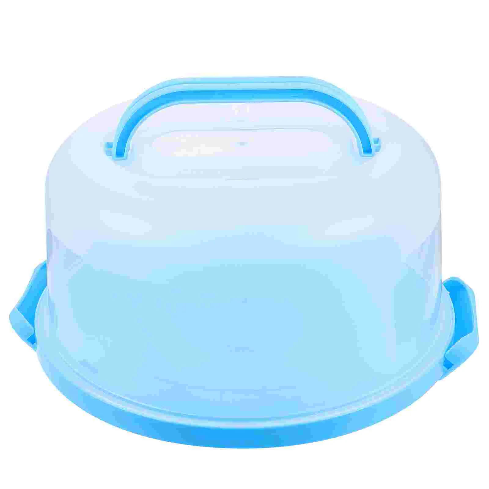 

Cake Keeper Cake Carrier Holder Handle Reusable Clear Cover Cupcake Container Box