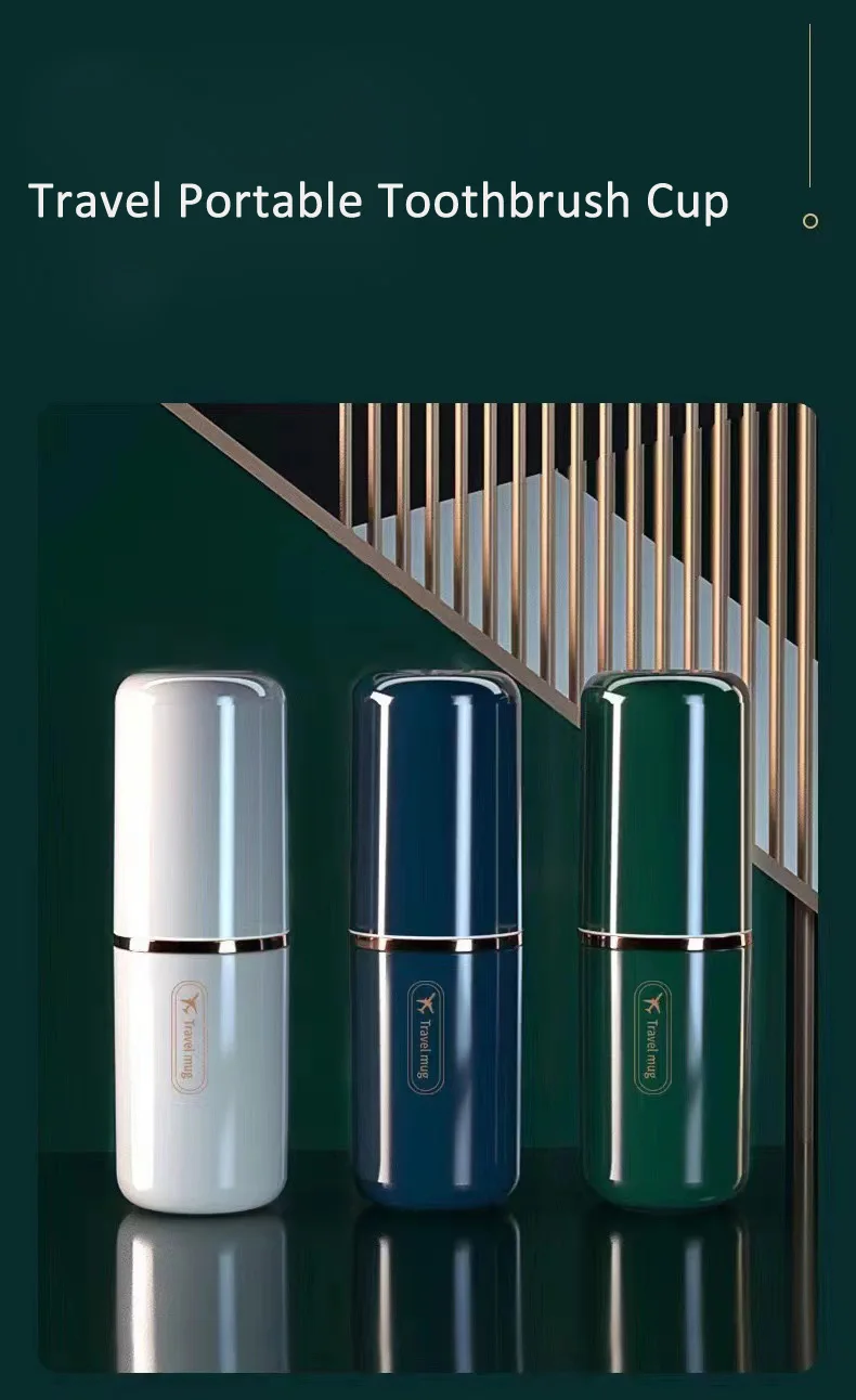Home Portable Toothbrush Bathroom Toothpaste Holder Case Box Travel Toiletries Storage Cup Tooth Bucket_voghion.com
