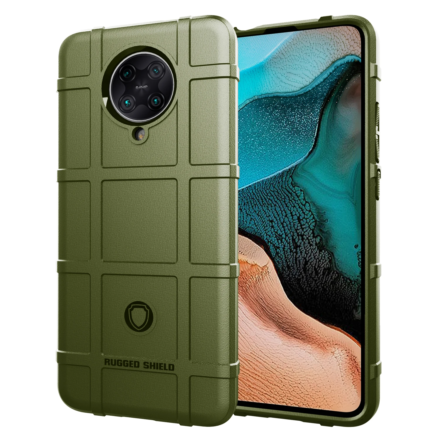Armor Shield Soft Silicone Back Cover - Anti-Knock Matte Case