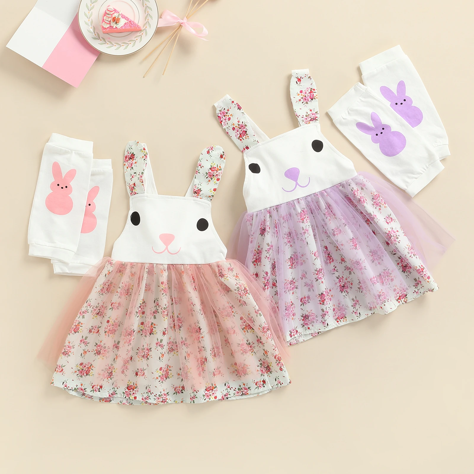 Ma&baby 14years Easter Infant Toddler Baby Girls Dress Flower Print