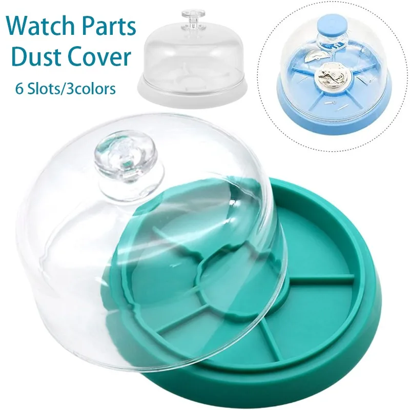 WatchMovementDustCoverTray6SlotsWatchPartsHolderParts