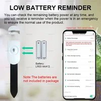 Zigbee Temperature Humidity Soil Moisture Sensor Meter Optional Light Detector Garden Irrigation For Tuya Z2M Home Assistant APP - Image 5