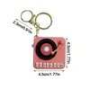 Creative Recordable Record Player Keychain Mini Retro Recorder Toy Phonograph Pendant Couples Gift 6