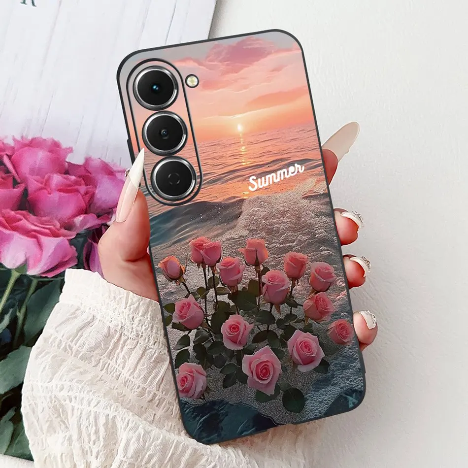 Elegant Floral Butterfly Phone Case - Soft Silicone TPU Cover