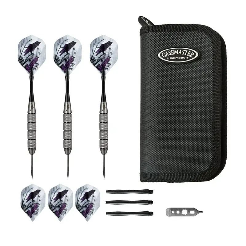 

Raven 25 Gram Steel Tip Darts & Casemaster Deluxe Case