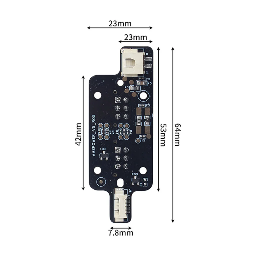 1pc Multi-color Power Adapter Board 3D Printer Replacement Adapter Plate for Bambu Lab AMS Repair Parts