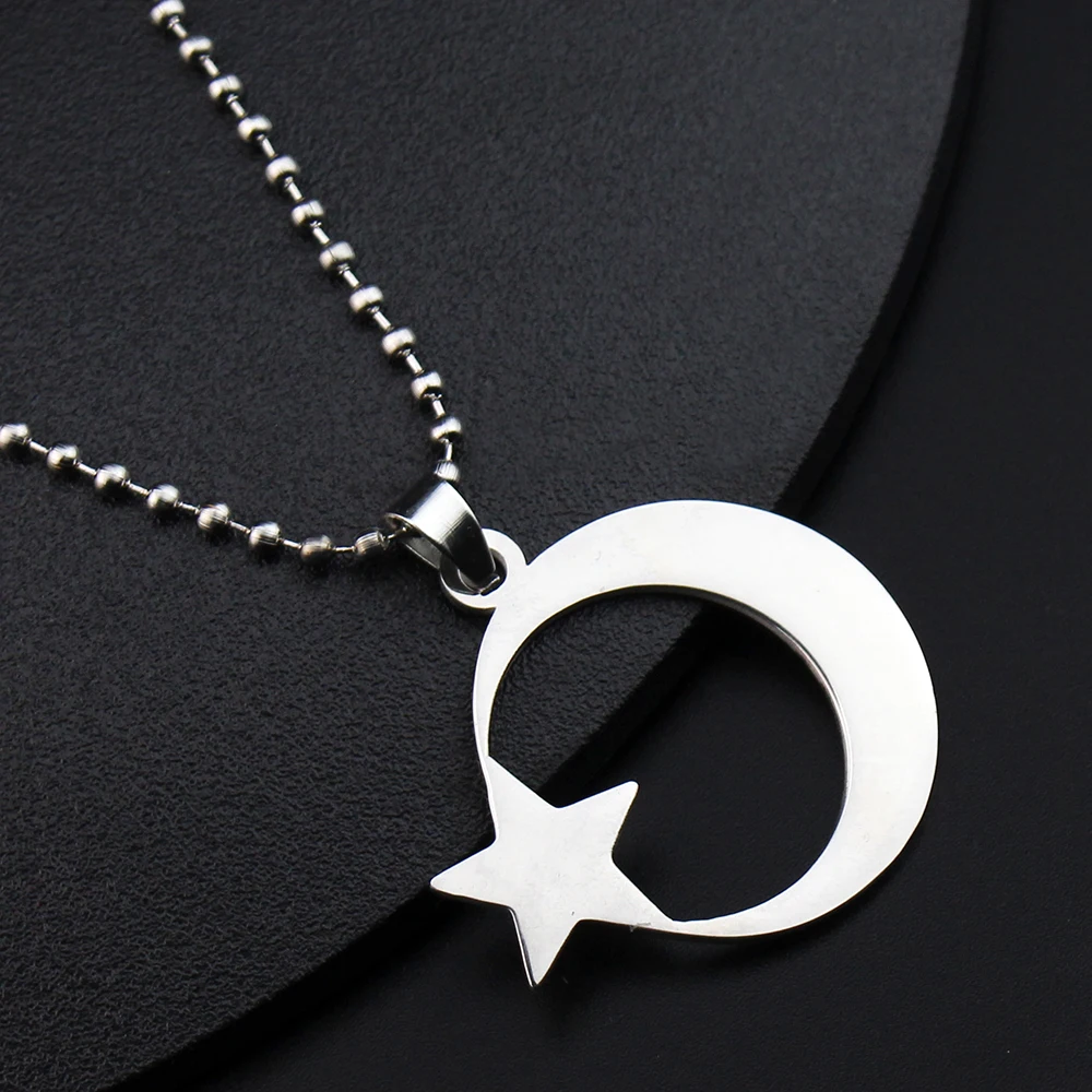 Gold Crescent Moon Necklace - Etsy