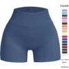 New Women Gym Shorts Sports Yoga Pants Ignite Short 4.5" Seamless High Stretch Workout Scrunch Butt Yoga Seamless Leggings Color 1