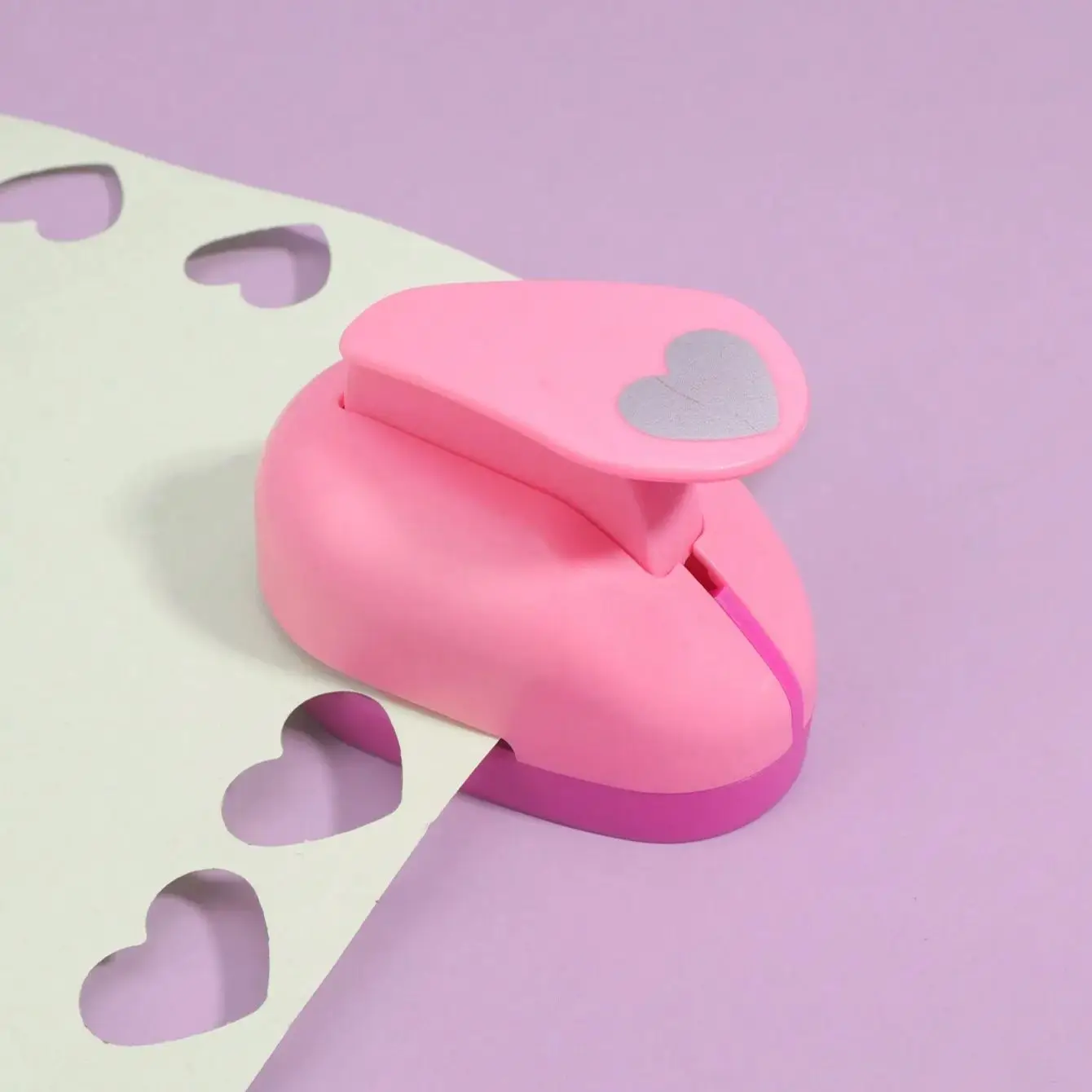 Heart Hole Puncher, DIY Paper Punch for Scrapbooking Supplies, Manual Craft Tool for Card Making, Gift Kids Handmade - 5