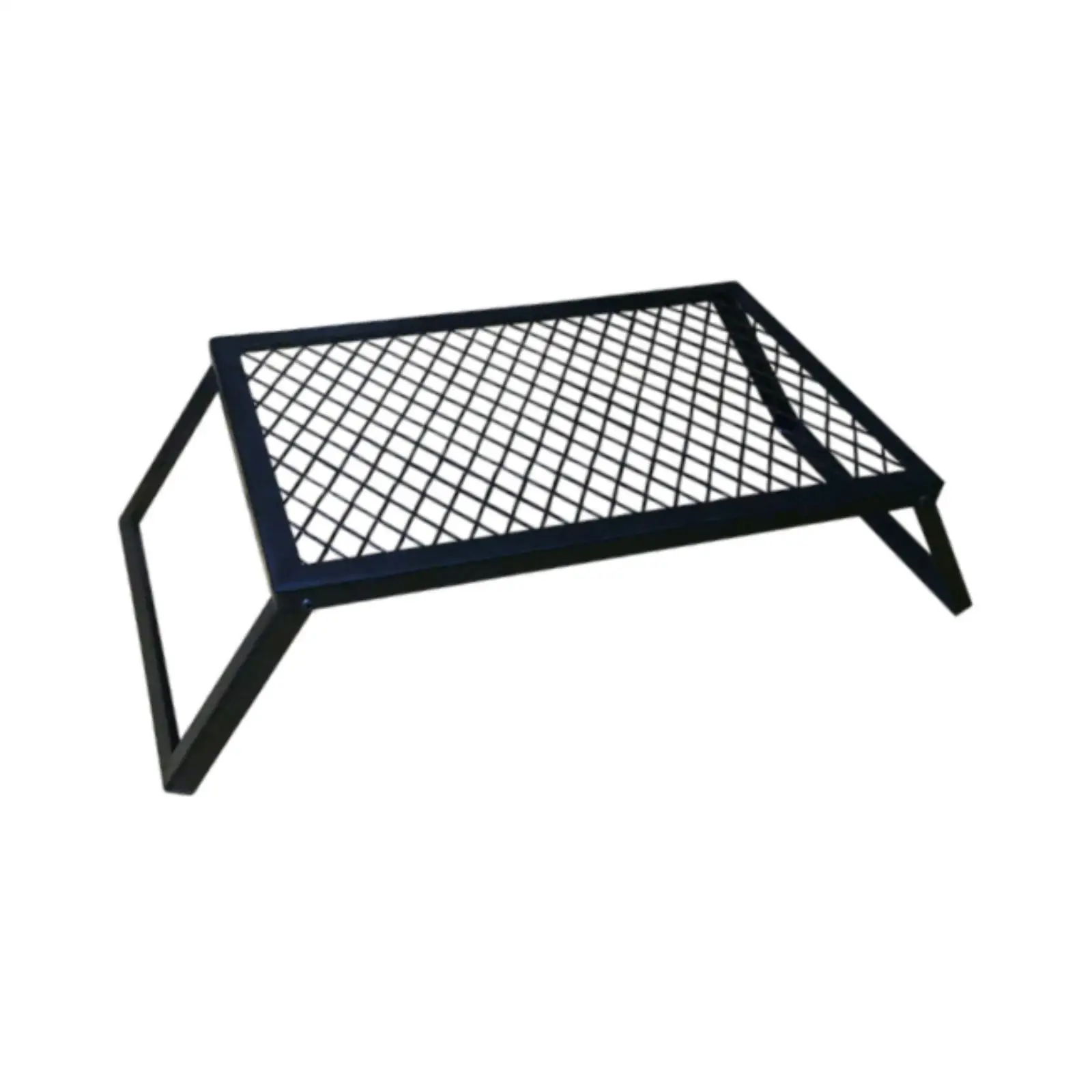Folded Campfire Grill Grate Portable Multifunctional BBQ Grill Camping Grill for RV Camping Hunting Adventures Trip Fishing