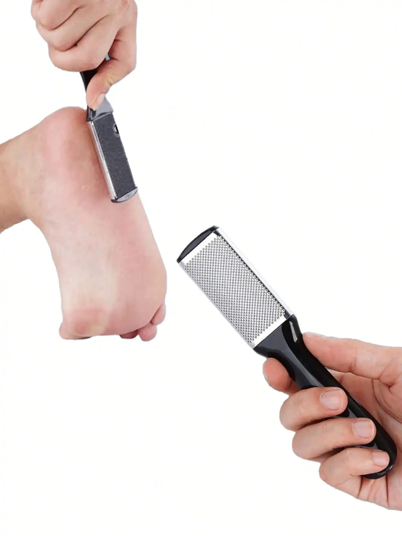 Stainless Steel Foot File Set for Wet and Dry Feet Care