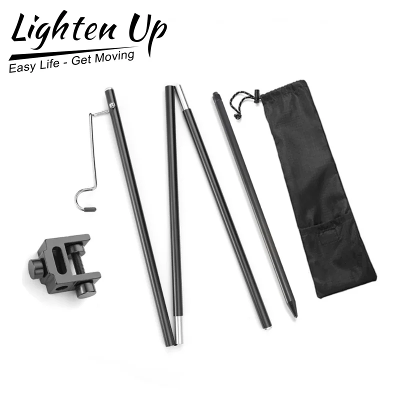 Outdoor Camping Folding Lamp Stand Picnic Table Hanging Light Pole Holder Outdoor Tent Table Hanging Light Fixing Stand Hold