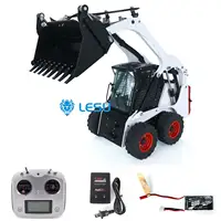 US Stock LESU 1/14 Hydraulic RC Loader Wheeled Skid-Steer Aoue Lt5H I6S Radio Cars Outdoor RC Heavy Machine Toys THZH1451 2