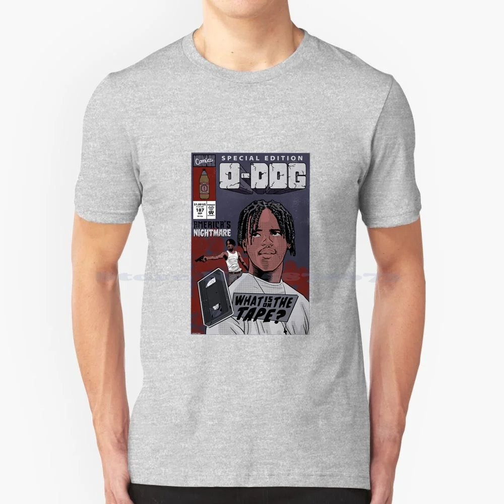 O-Dog-Issue 187 T-Shirt 100% Cotone Tee Nwa 90S Boyz N The Hood Comic Compton Eazy E Gangsta Hip Hop Pericolo Per La Società Mixtape