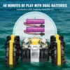VEVOR Amphibious RC Car Boat 2.4GHz 12 km/h High-Speed Remote Control Water Racing Boat for Children Kids Birthday Model Toys 6