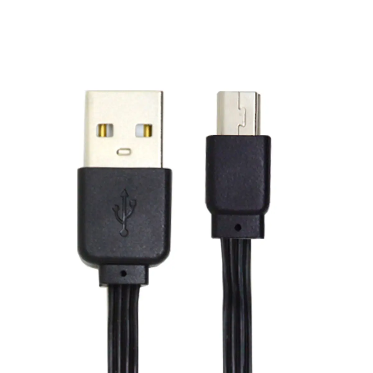 Jimier 13 см USB 2.0 Type-A папа к Мини USB 5Pin папа плоский тонкий FPC кабель для передачи данных для FPV, диска и телефона