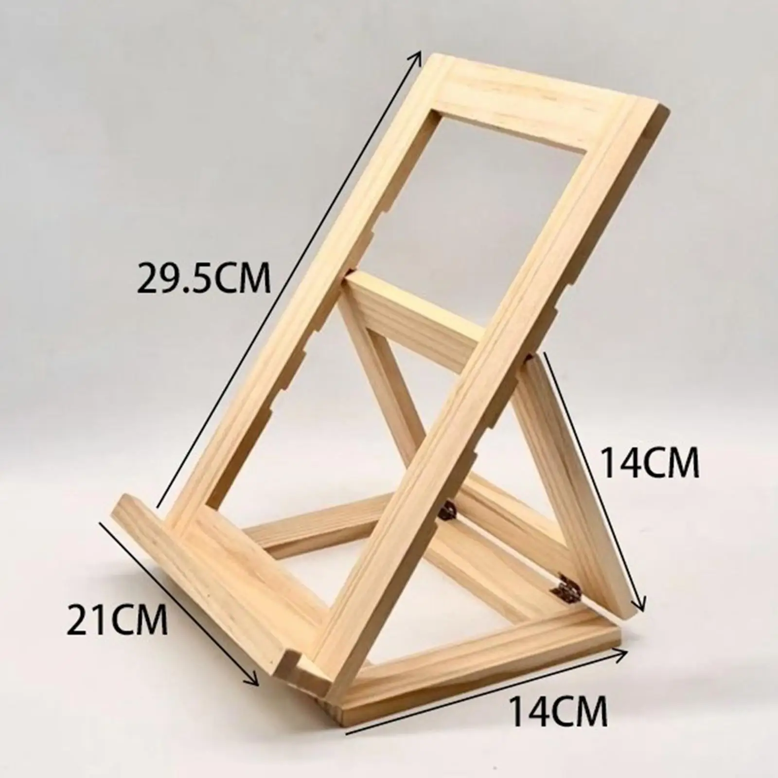 Canvas Panels Small Wooden Display Easel 29.5x21cm Portable Space Saving Multifunctional Accessory Sturdy with Back Support