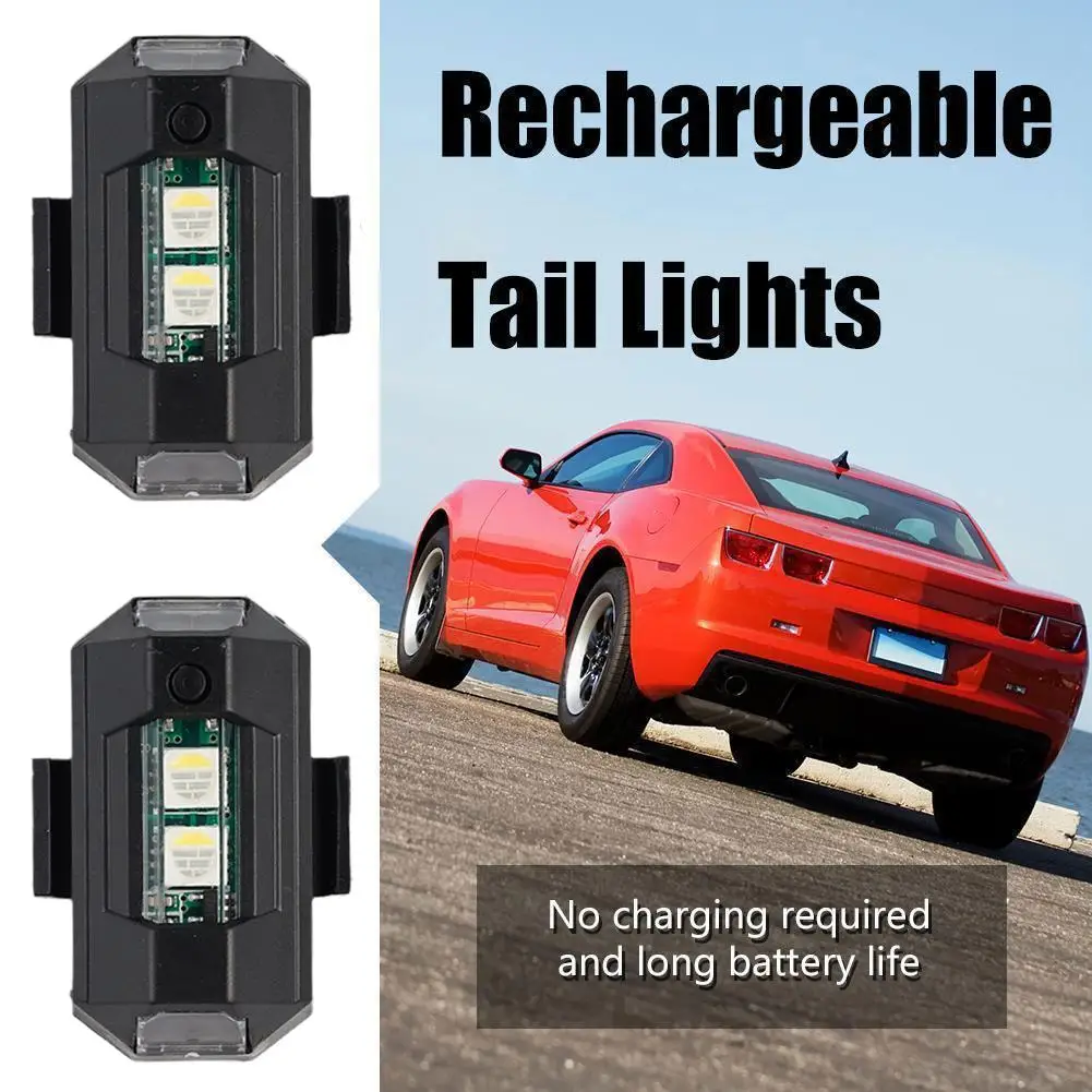 Motorcycle Lights Drone Strobe Light Usb Led Anti-collision Flashing Light Warning Aircraft Night Flying Signal Mini Bi U1o7