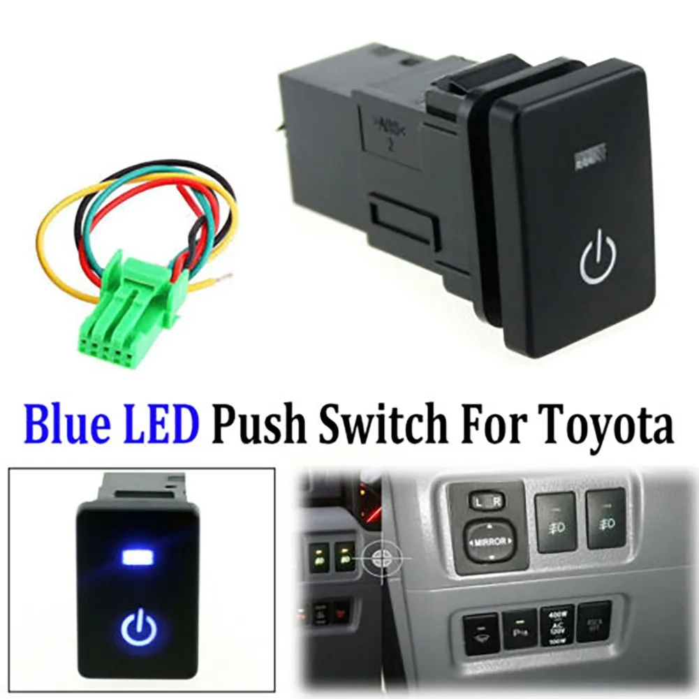 For Toyota LED Light Bar Switch Push Button Tacoma 4Runner Camry Corolla Tundra - Foto 12