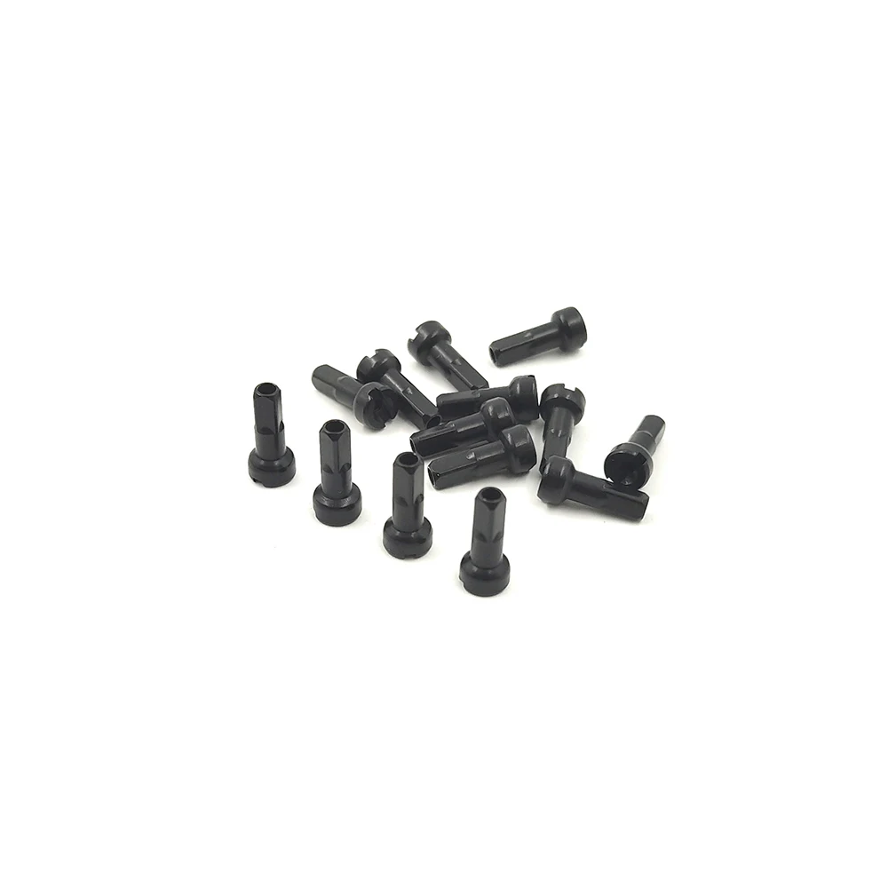 Pillar MV 14G Gauge 2.0mm Aluminum Alloy Round Head Nipples 12mm 14mm 16mm Black Color High Strength MTB Road Bike Parts 0.5g bicycle parts bike spokes nipples