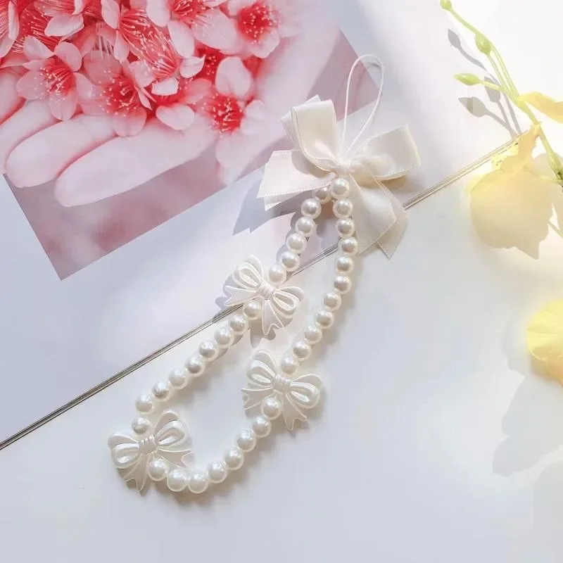 Cordino Porta Cellulare Da Polso Con Perline Rosa – Girocollo Antismarrimento Per Telefono