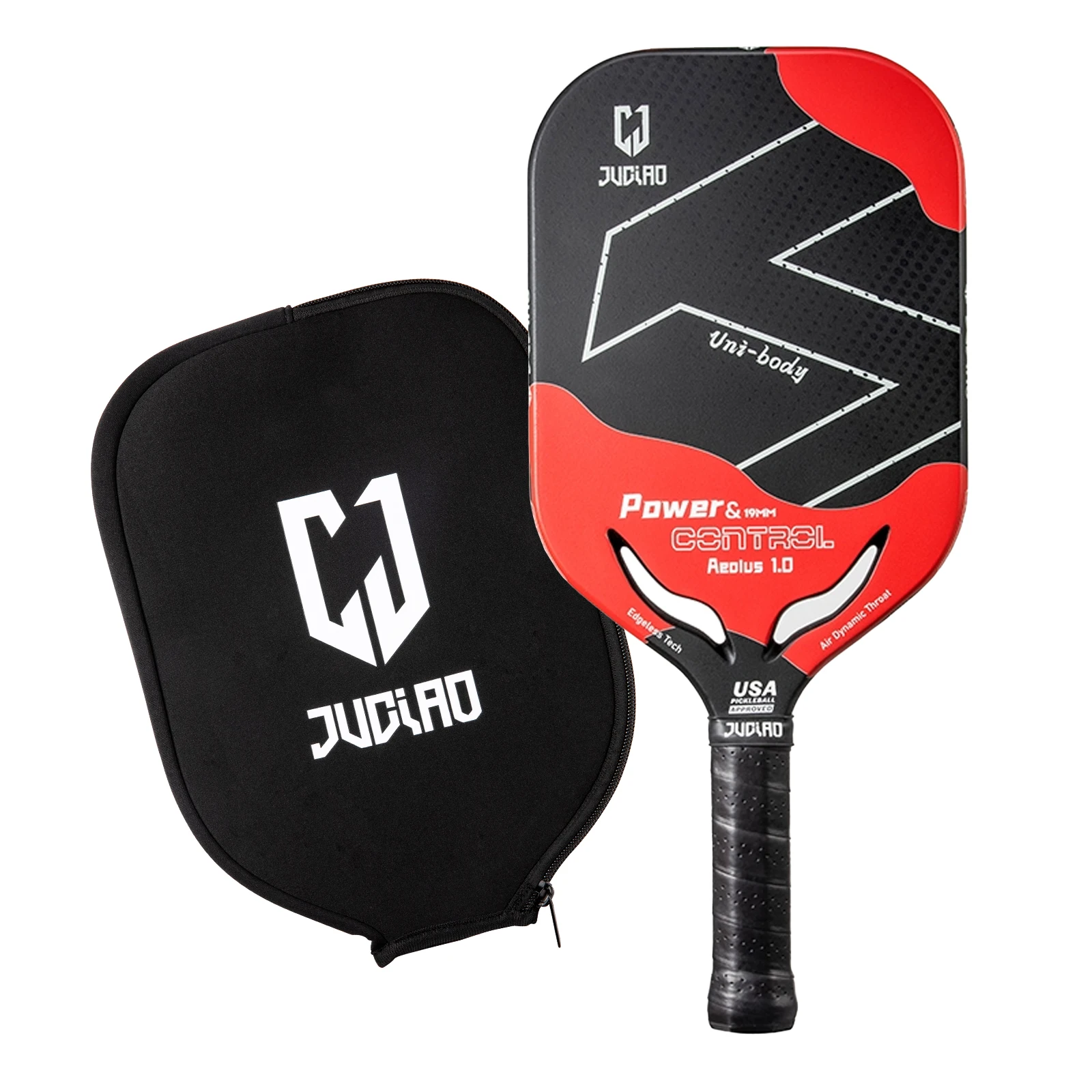 ピックルボール パドル JUCIAO RED BLACK Kevlar Se76c0bf6e0534e44944f9d2d2ab2f