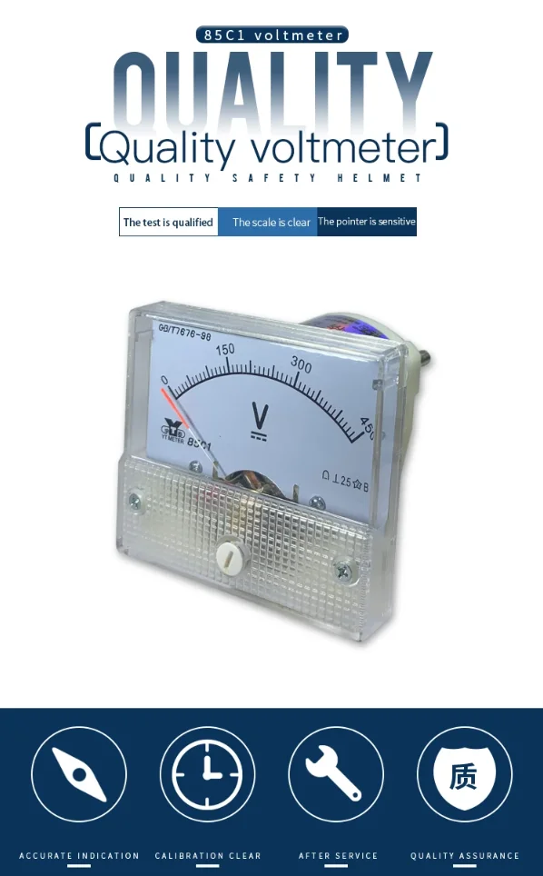 Zeigertyp DC-Voltmeter 85C1 – 5KV/10KV/15KV/20KV/30KV/50KV/100KV Hochspannungsvoltmeter mit integriertem Hochspannungswiderstand – Detail 3