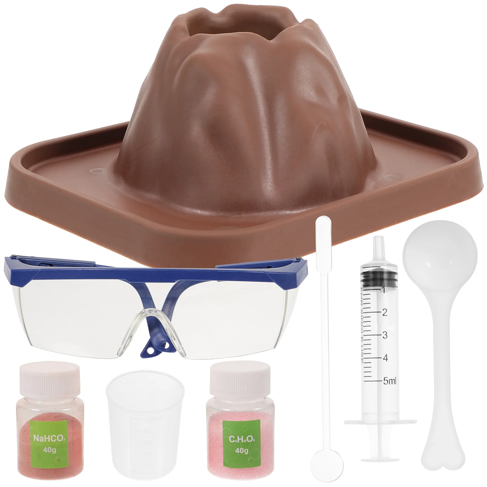 

DIY Volcanic Eruption Set Experimental Children's Handmade Scientific Model Making Science Project Volcano Kit Toy