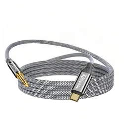 USB C Aux 3.5mm to Type C Audio Cable for Headphone and Car Stereo