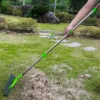 Bow Rake Dethatcher Rake Thatch Rake 3 Sections Stainless Steel Dethatcher Lawn Rake for Clearing Dead Grass Grass Grooming Rake 4