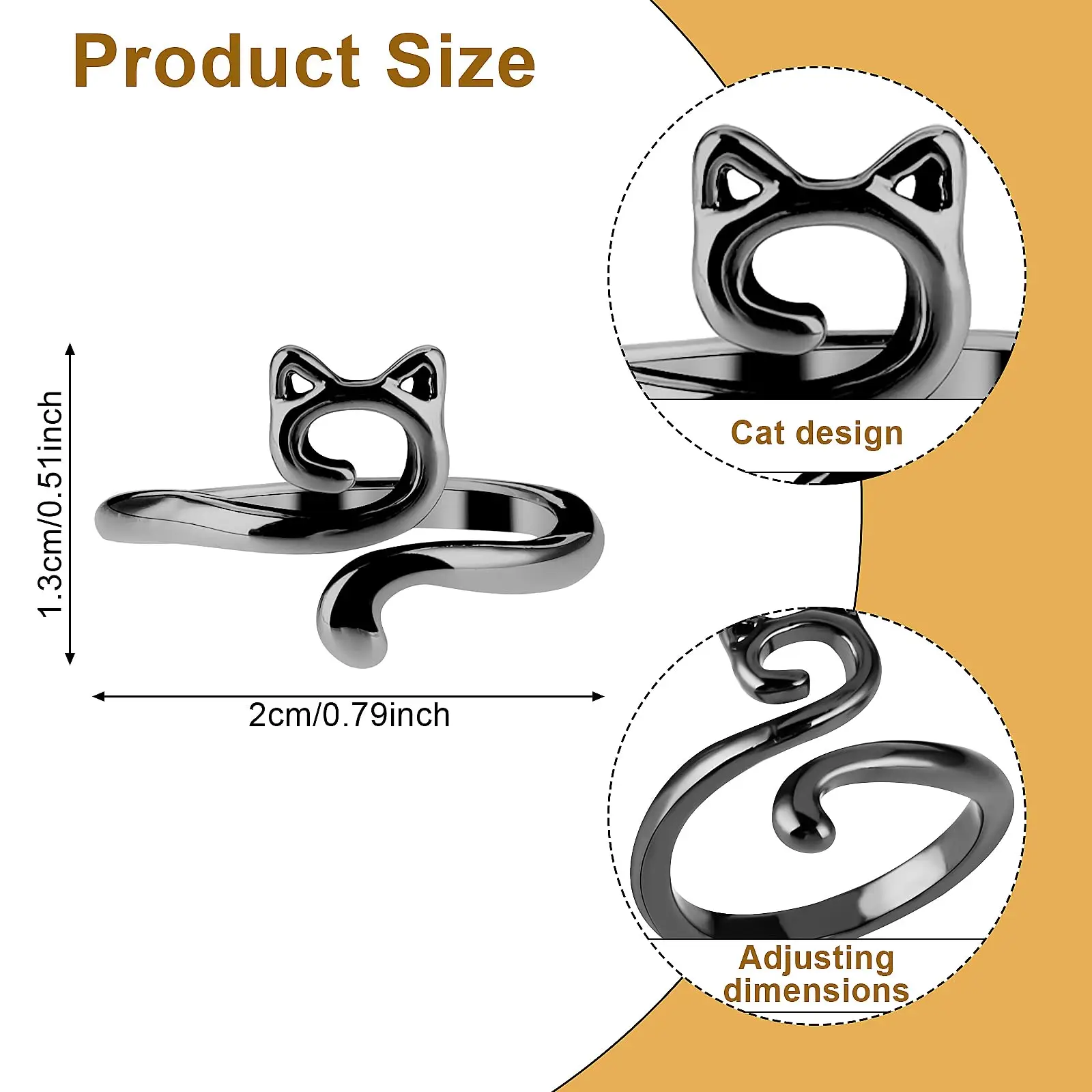 Crochet tools Adjustable Knitting Crochet Ring Open Guide Yarn Guide Crochet Tension Ring for Faster Knitting Women's Knitting 2PCS