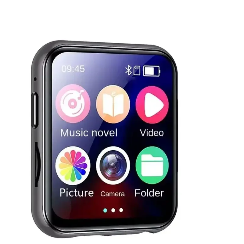 A30 Bluetooth MP3 Player With Camera Speaker HiFi Music Player Walkman Support Video FM Radio Recording E-book TF SD Card